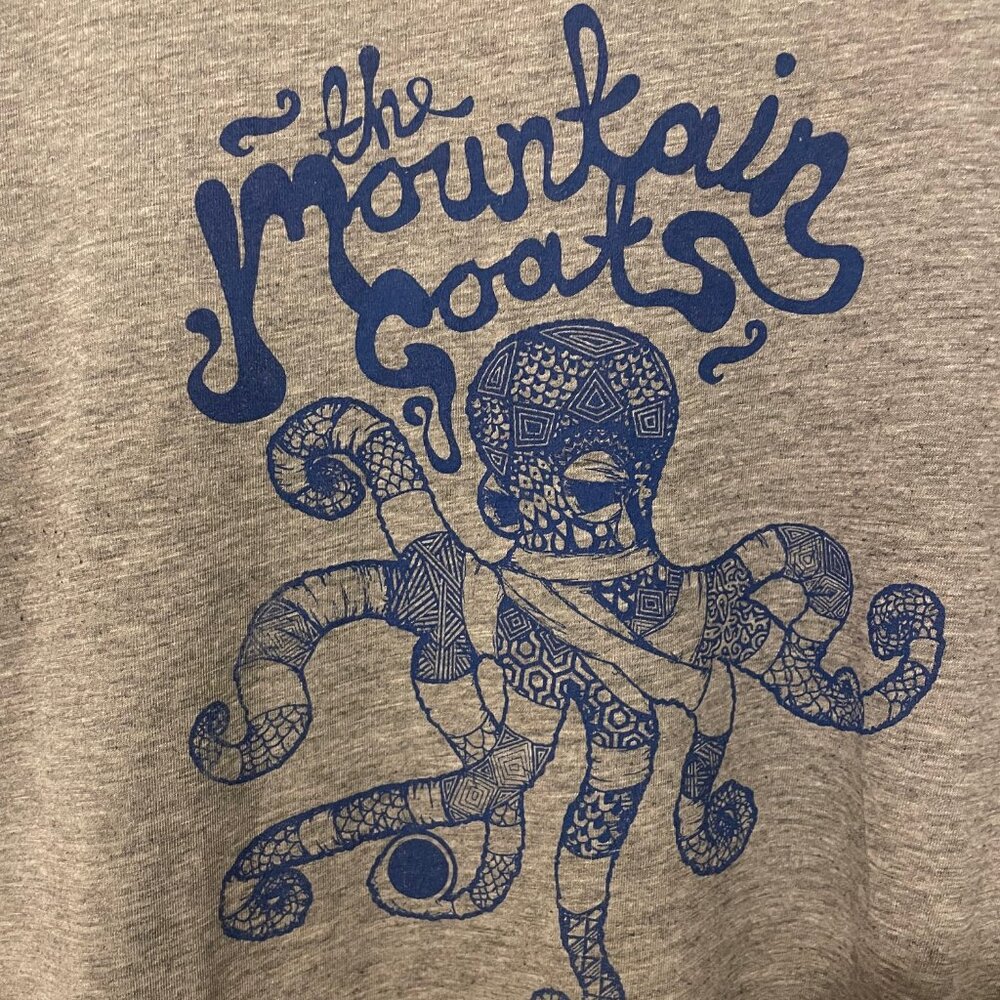 The Mountain Goats Gray Octopus T-Shirt S